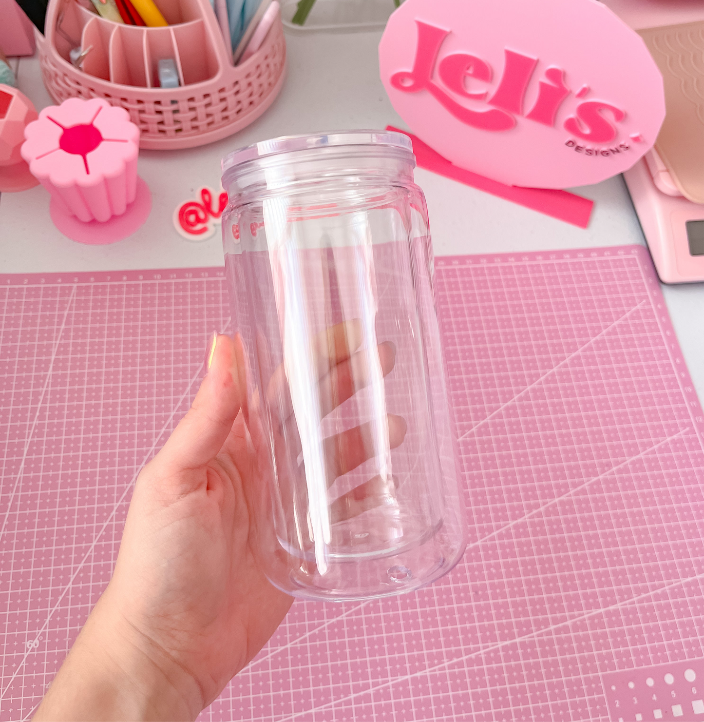 Snowglobe Tumbler 16oz Personalizado
