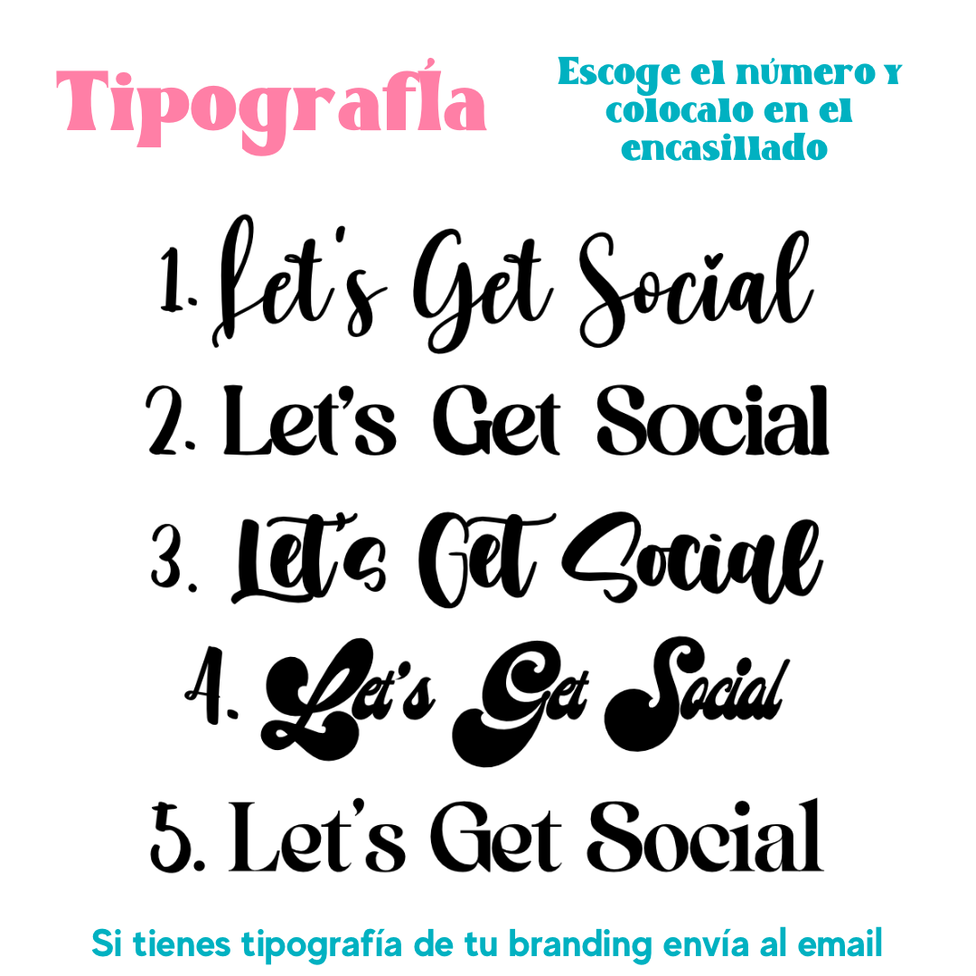 Acrylic Social Media Display