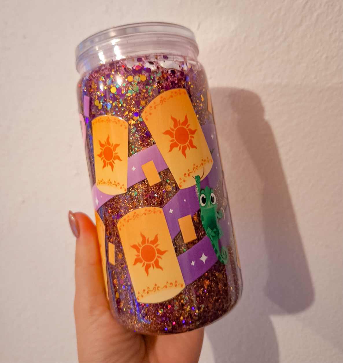 Snowglobe Tumbler 16oz Personalizado