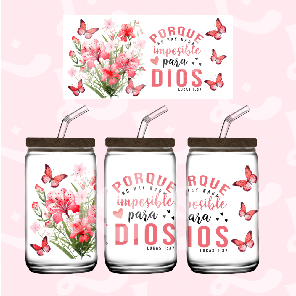 Lucas 1:37 Sublimation Transfer