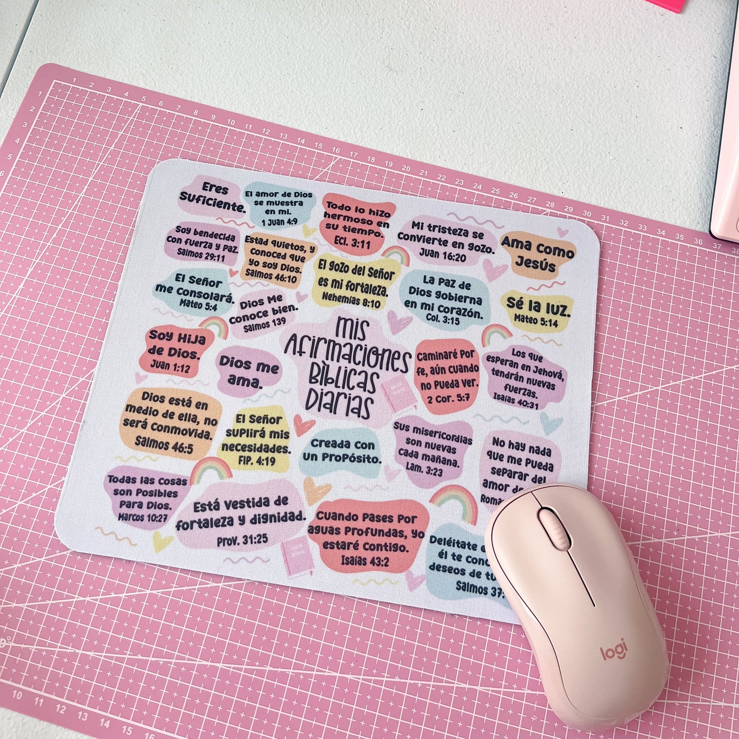 Afirmaciones Bíblicas Mousepad