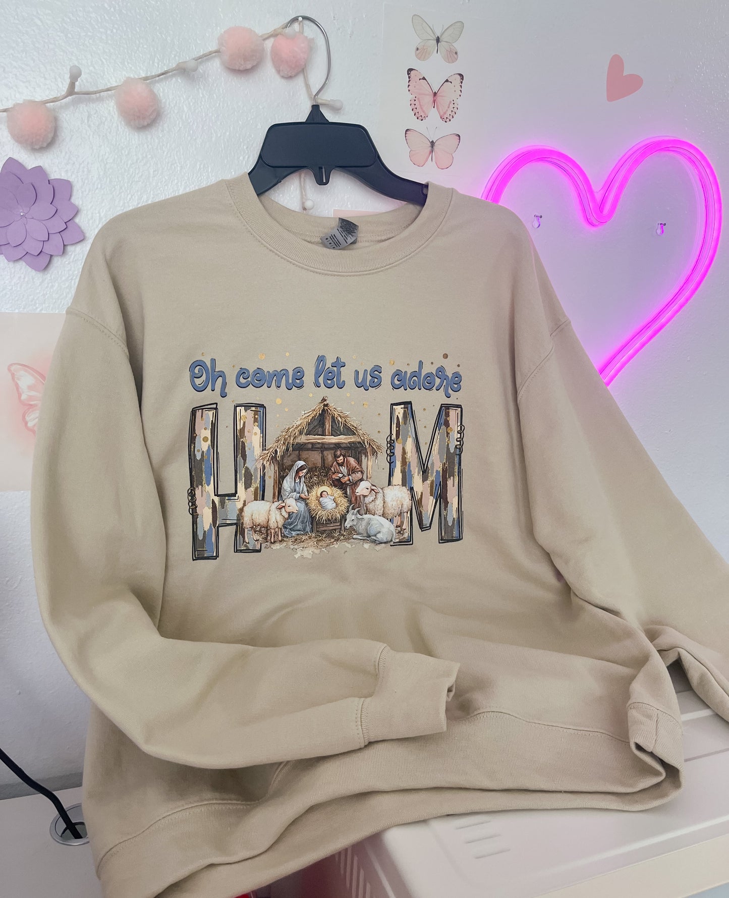 Adore Him Crewneck