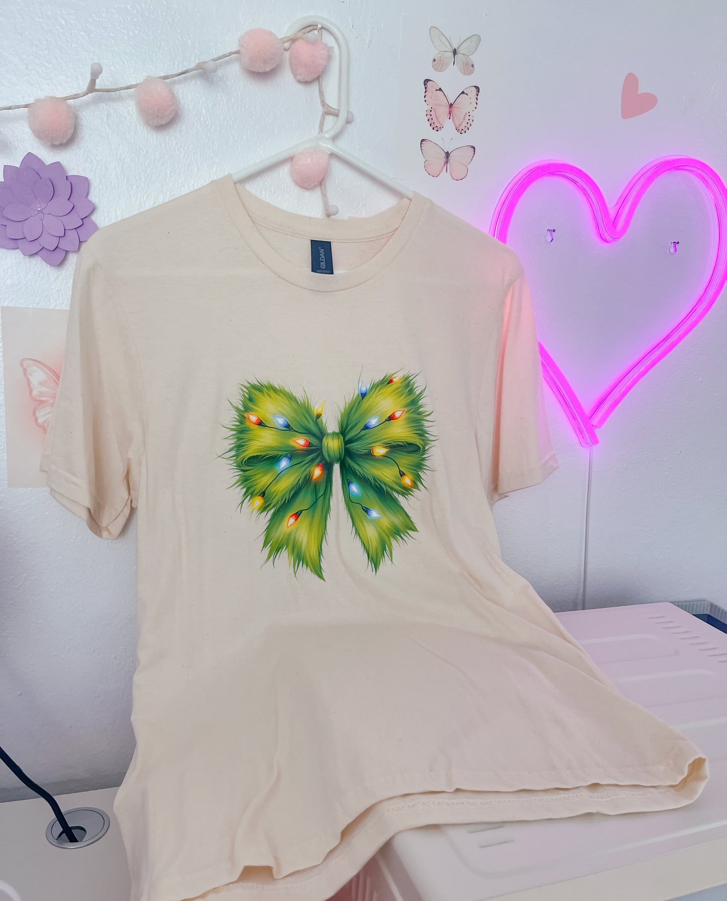 Grinch Bow Camisa