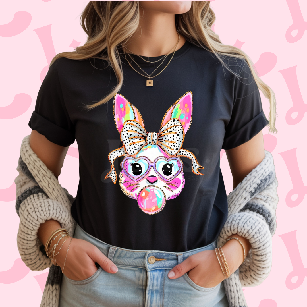 Chic Bunny Dtf Transfer