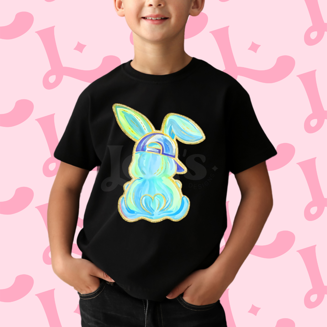 Colorful Bunny Dtf Transfer