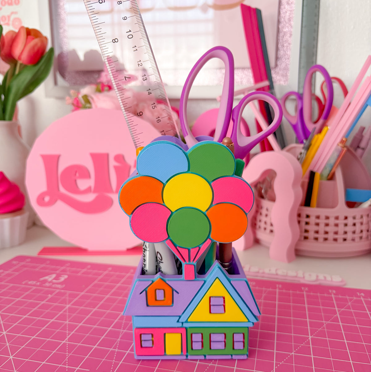 Lapicero Casita de Globos
