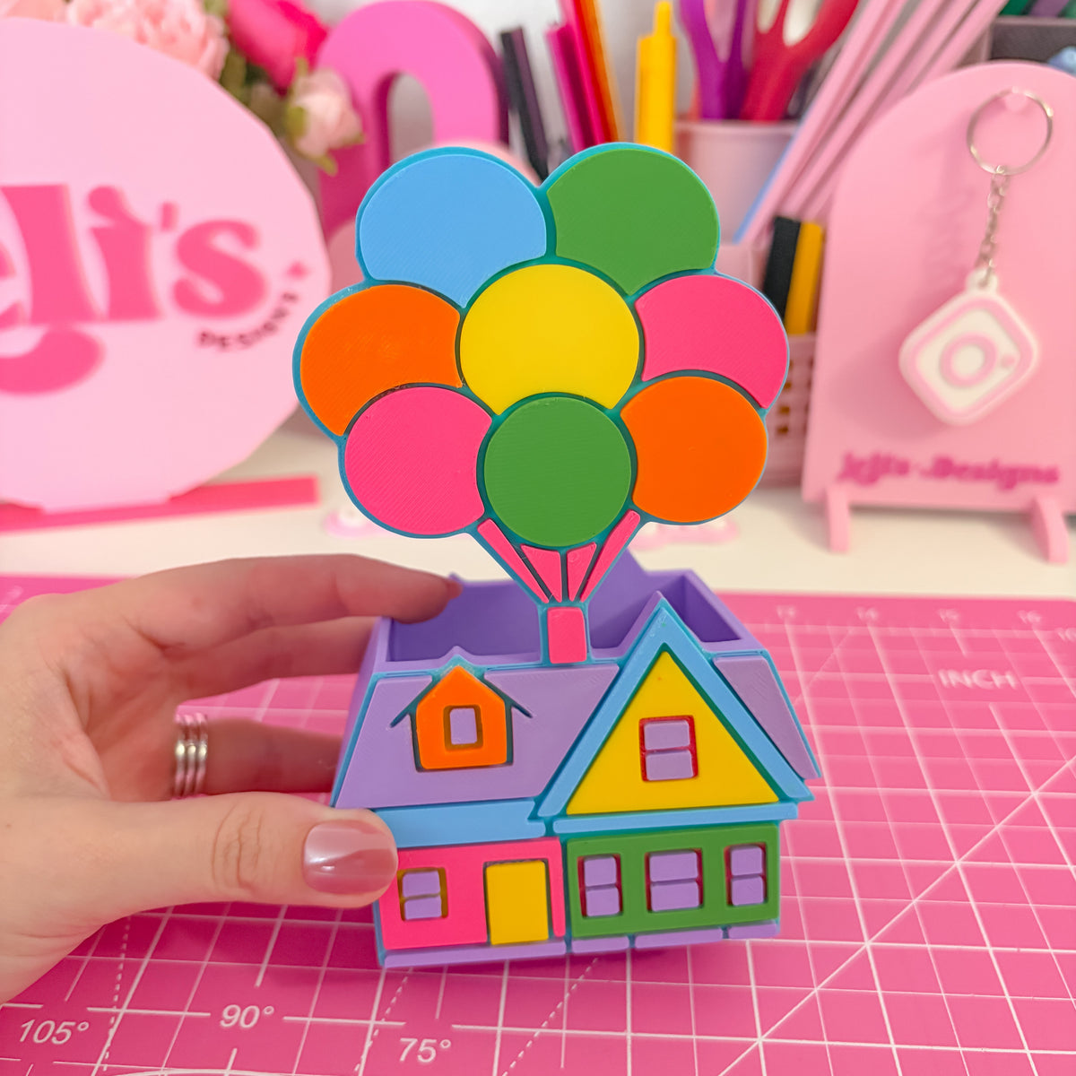 Lapicero Casita de Globos
