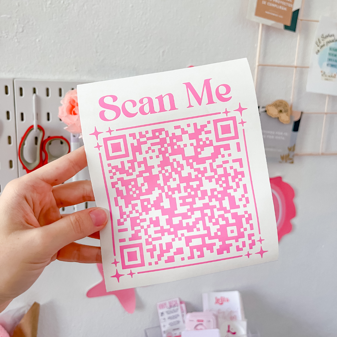 QR Code Vinyl Decal