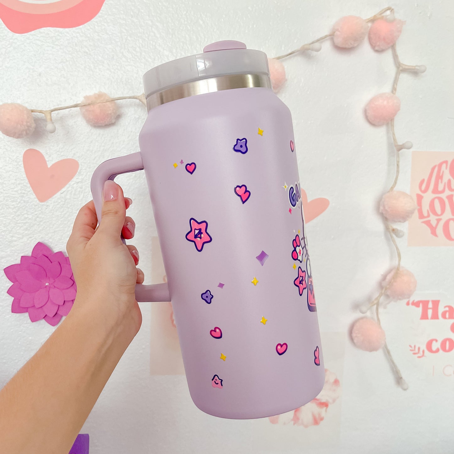 Kitty Gamer Insulated Tumbler