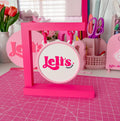 Stand de Logo Colgante 3D