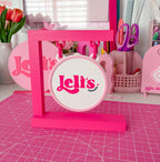 Stand de Logo Colgante 3D
