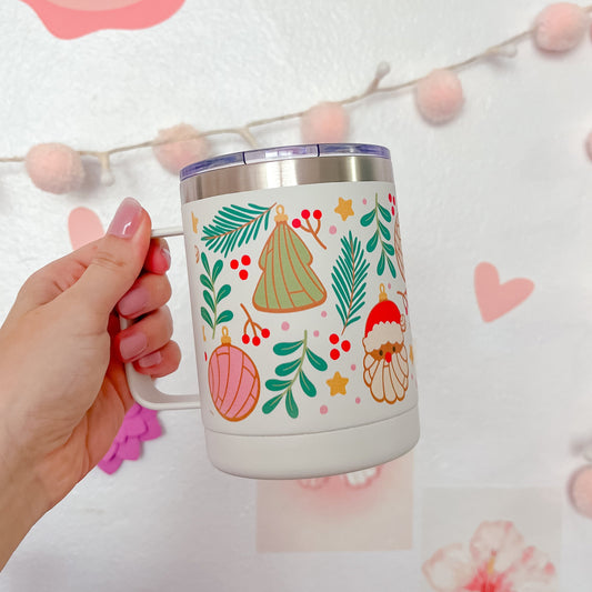Santa Is Coming Taza Insulada
