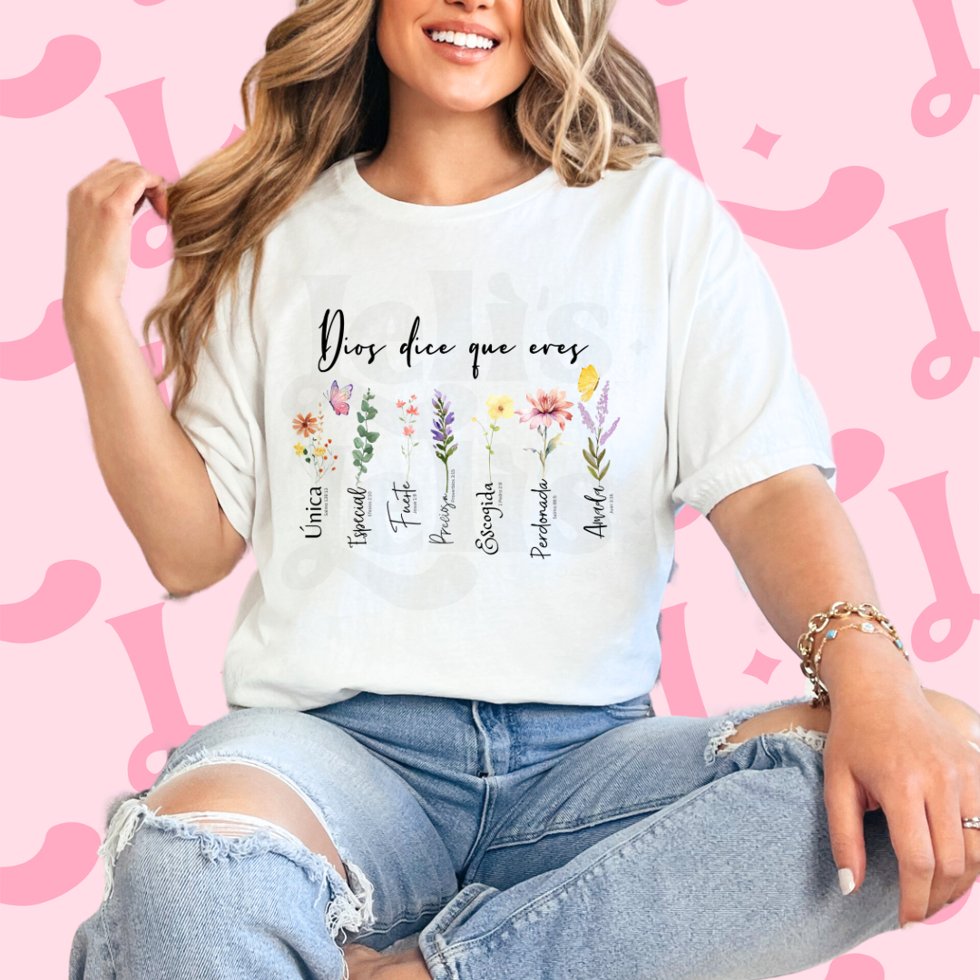 Dios dice que eres Dtf Transfer