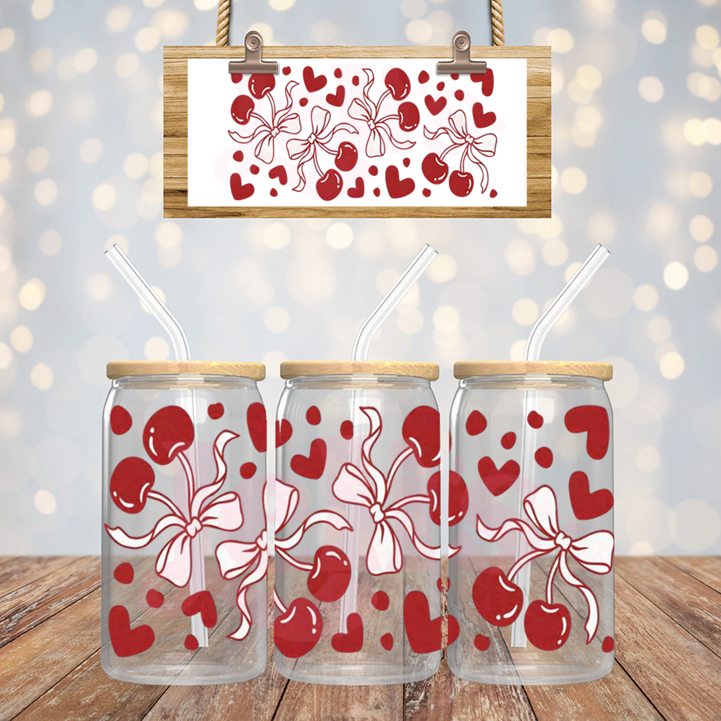 Cherry Love UV DTF WRAP