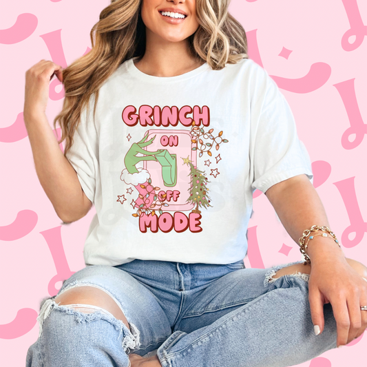 Grinch mode Dtf Transfer