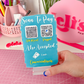 Acrylic Scan To Pay Display