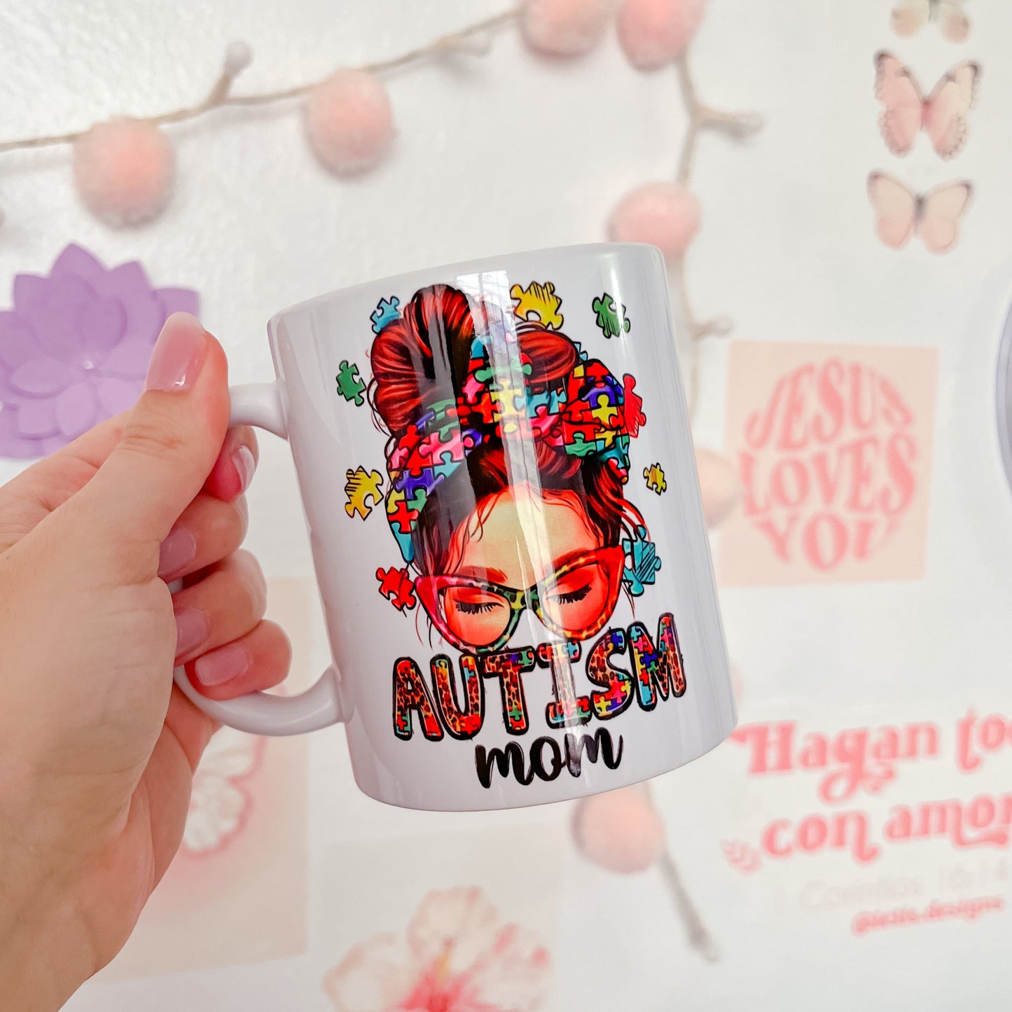 Autism Mom Taza