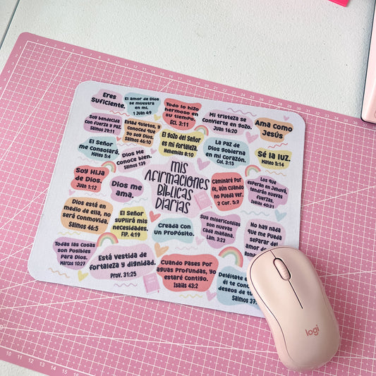 Afirmaciones Bíblicas Mousepad