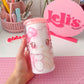 Conchita Pink Glass Can