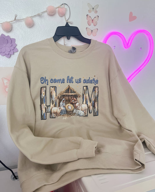 Adore Him Crewneck