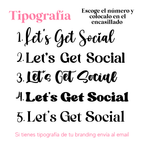 Acrylic Social Media Display