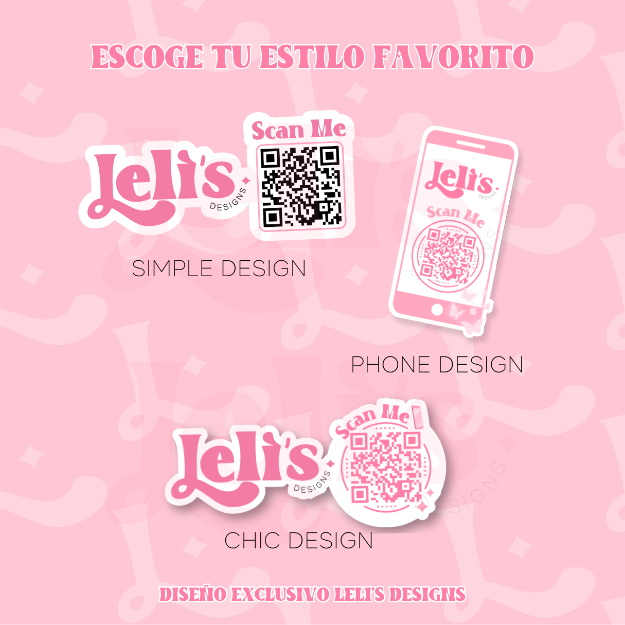 Sticker Logo + QR code